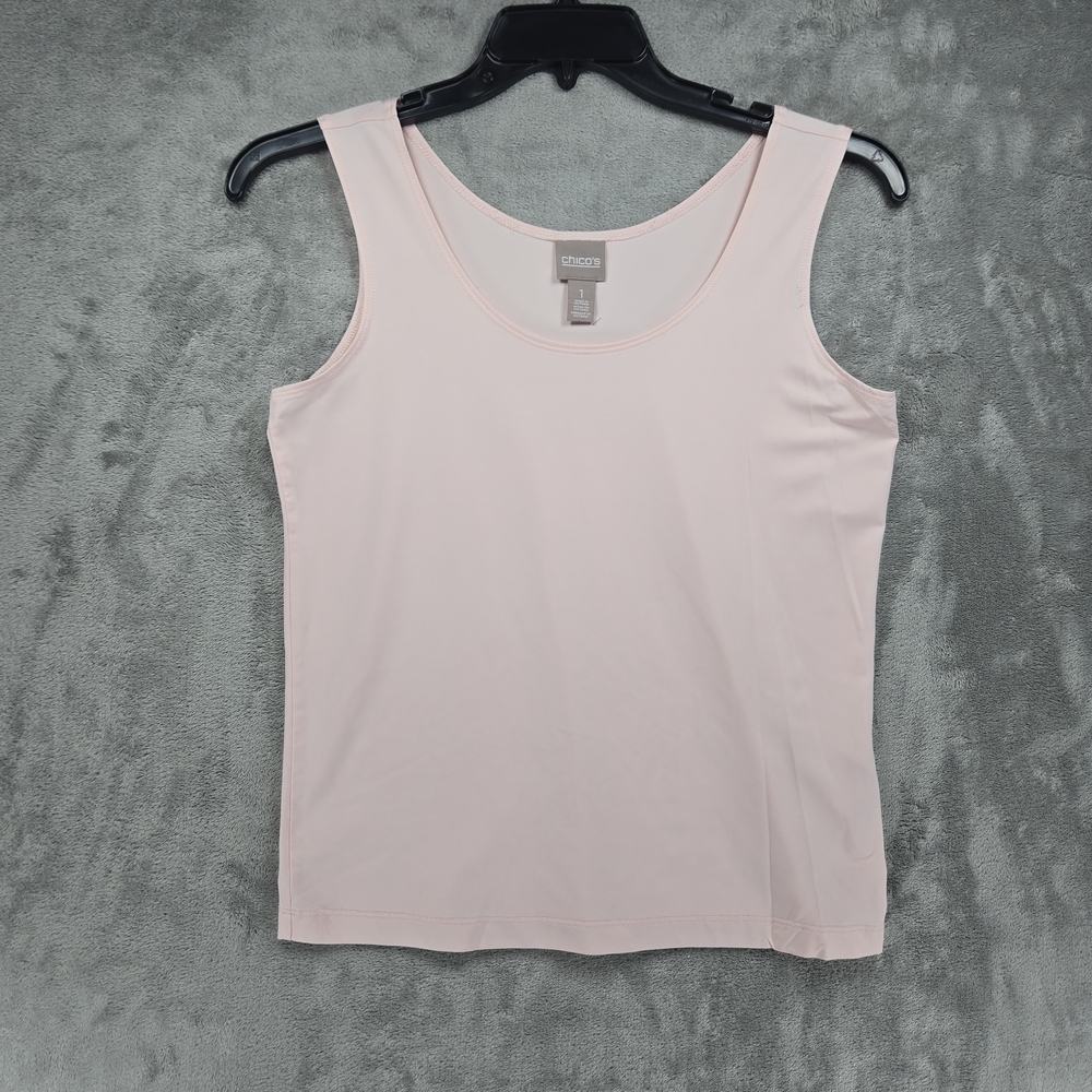 Chico's Women's  Blush Pink Sleeveless Tank Sz 1
